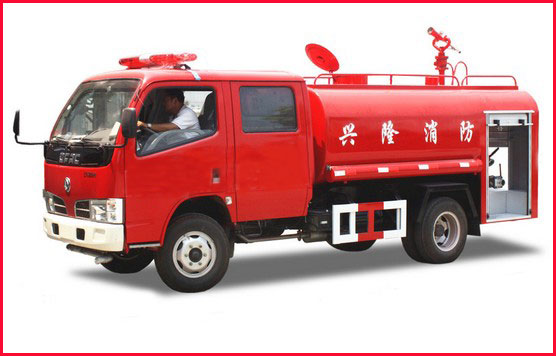 4噸東風福瑞卡雙排座消防灑水車價格2
