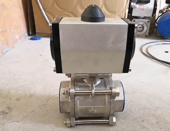 灑水車氣動球閥圖片 灑水車氣動球閥圖片