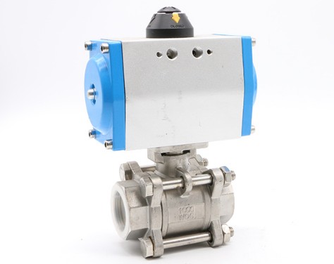 灑水車氣動絲口球閥_灑水車配件3