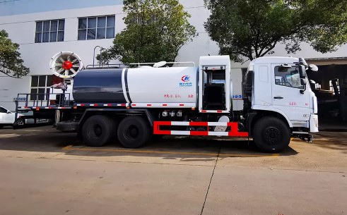 國六60-120米東風專底后雙橋抑塵車 國六60-120米東風專底后雙橋抑塵車