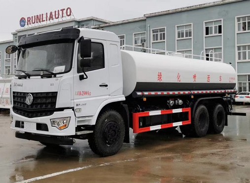 國六19方東風D3L后雙橋綠化灑水車_SCS5250GPSDFV6型綠化噴灑車4