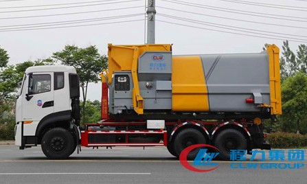 東風(fēng)天龍勾臂式垃圾車圖片 東風(fēng)天龍勾臂式垃圾車圖片