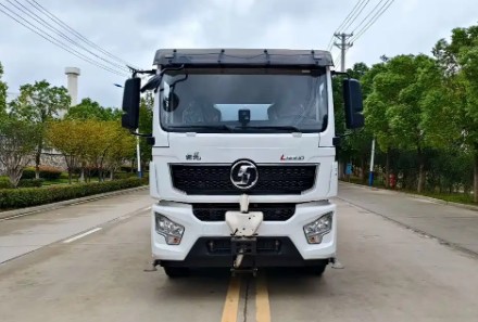 陜汽德龍純電動灑水車_12方新能源灑水車3